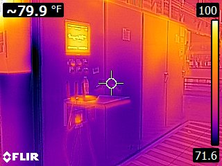 Infrared thermographic image from an OSAT field investigation