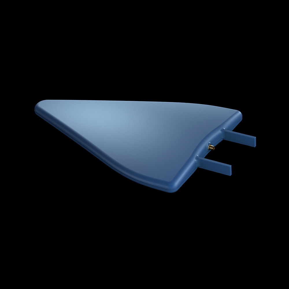 Aaronia HyperLOG 6080 directional antenna used for RF shielding attenuation testing