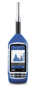 NTi Audio XL3 acoustic analyzer used for building acoustics testing