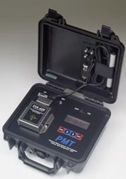PMT EVA-625 elevator vibration analyzer used for elevator ride quality testing