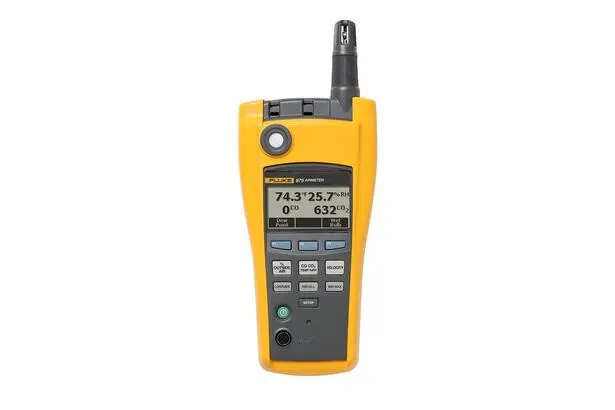 Fluke 975 AirMeter used for direct-read indoor air quality measurements