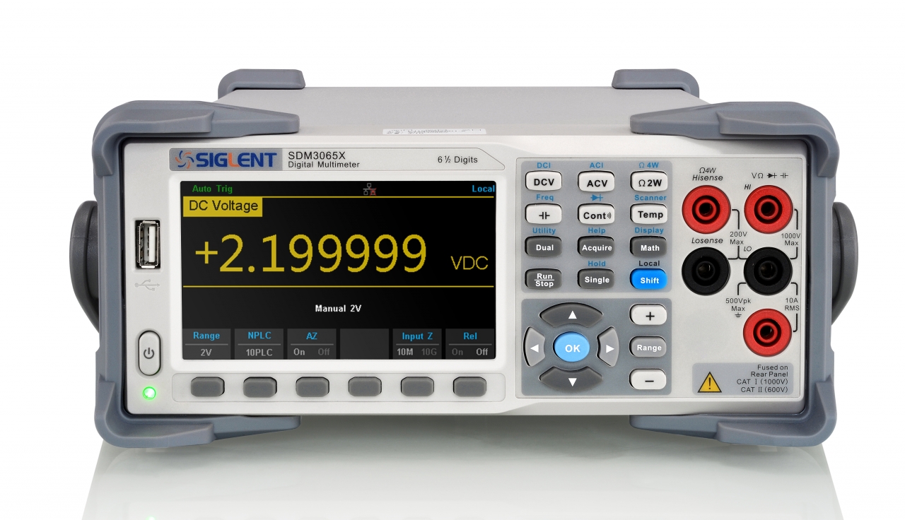 SIGLENT SDM3065X digital multimeter used for electrical continuity testing